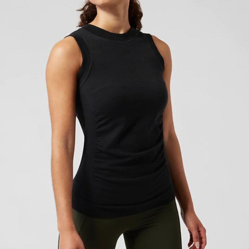 Foresthill Ascent Seamless Tank - XS Black